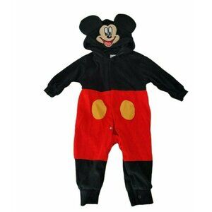 Disney Baby Mickey Mouse Long Sleeve Halloween Costume Size 12-18 Months Flawed